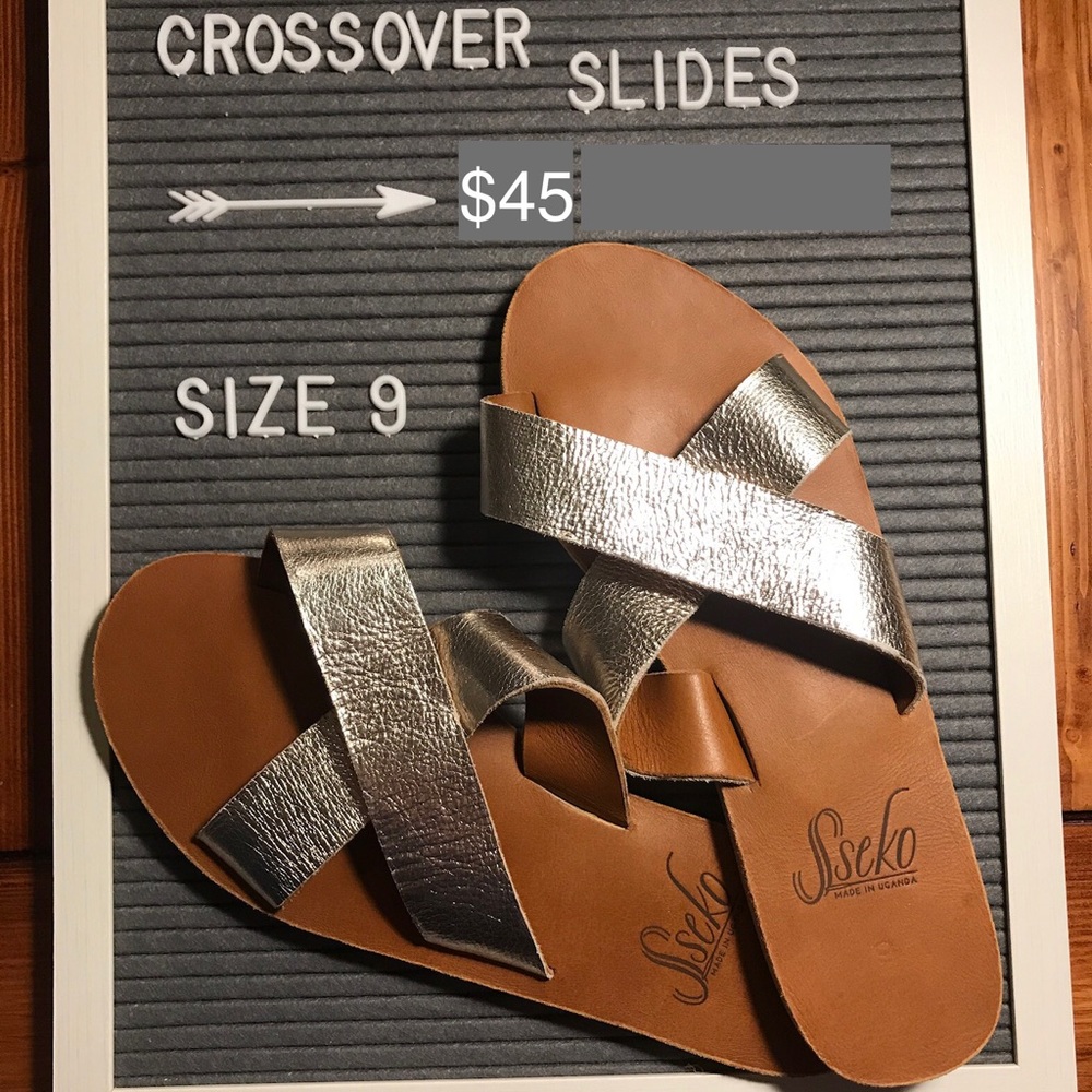 Sseko Leather Crossover Sandals